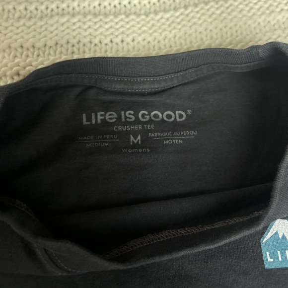 Life Is Good, Long Sleeve Tee, Size M - Picture 4 of 7